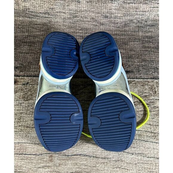 Michael Kors Womens Olympia Sig Semi Lux Trainer Sneakers Multi Color Sz 7 - Picture 9 of 10